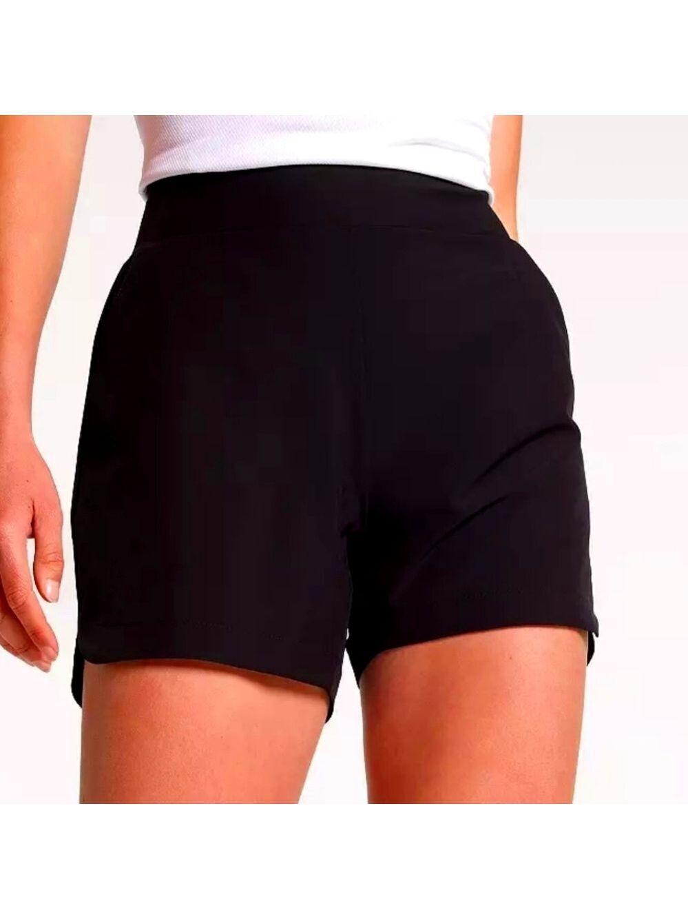 Walter Lady Hagen Black High Waist Tummy Control Golf Shorts Traditional…